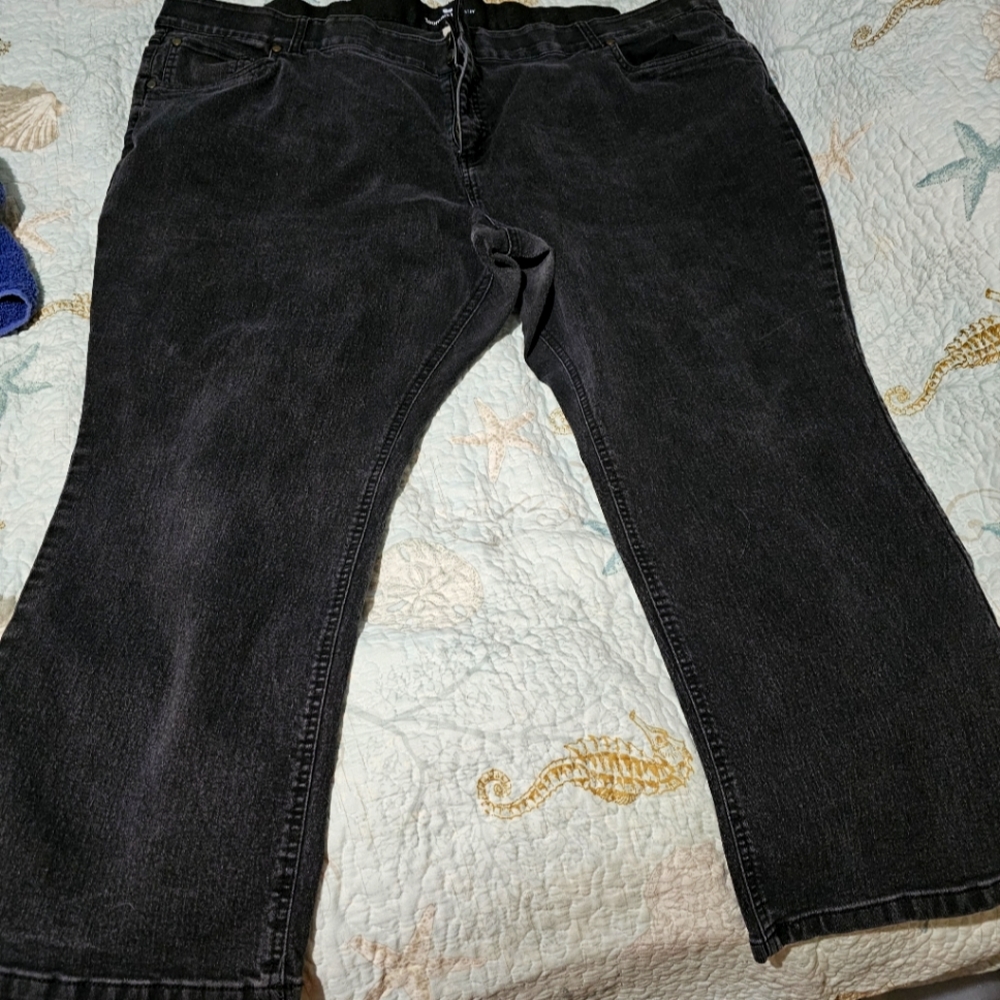 Woman within black jeans